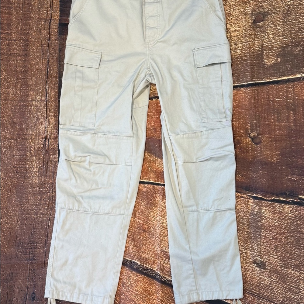 Empyre Men's Cream/White Cargo Pants | Size 32